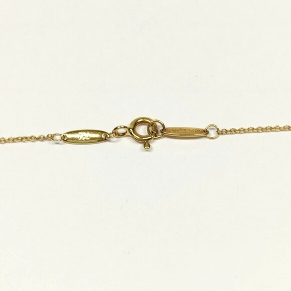 Tiffany and Co. Necklace Peretti Natural Diamond Gold 599-052925 - Picture 3 of 9